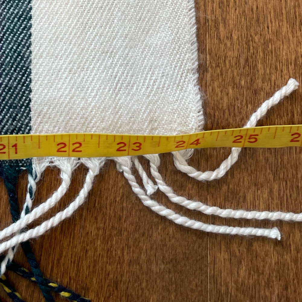 J. Crew Plaid Long Blanket Scarf - Picture 9 of 11